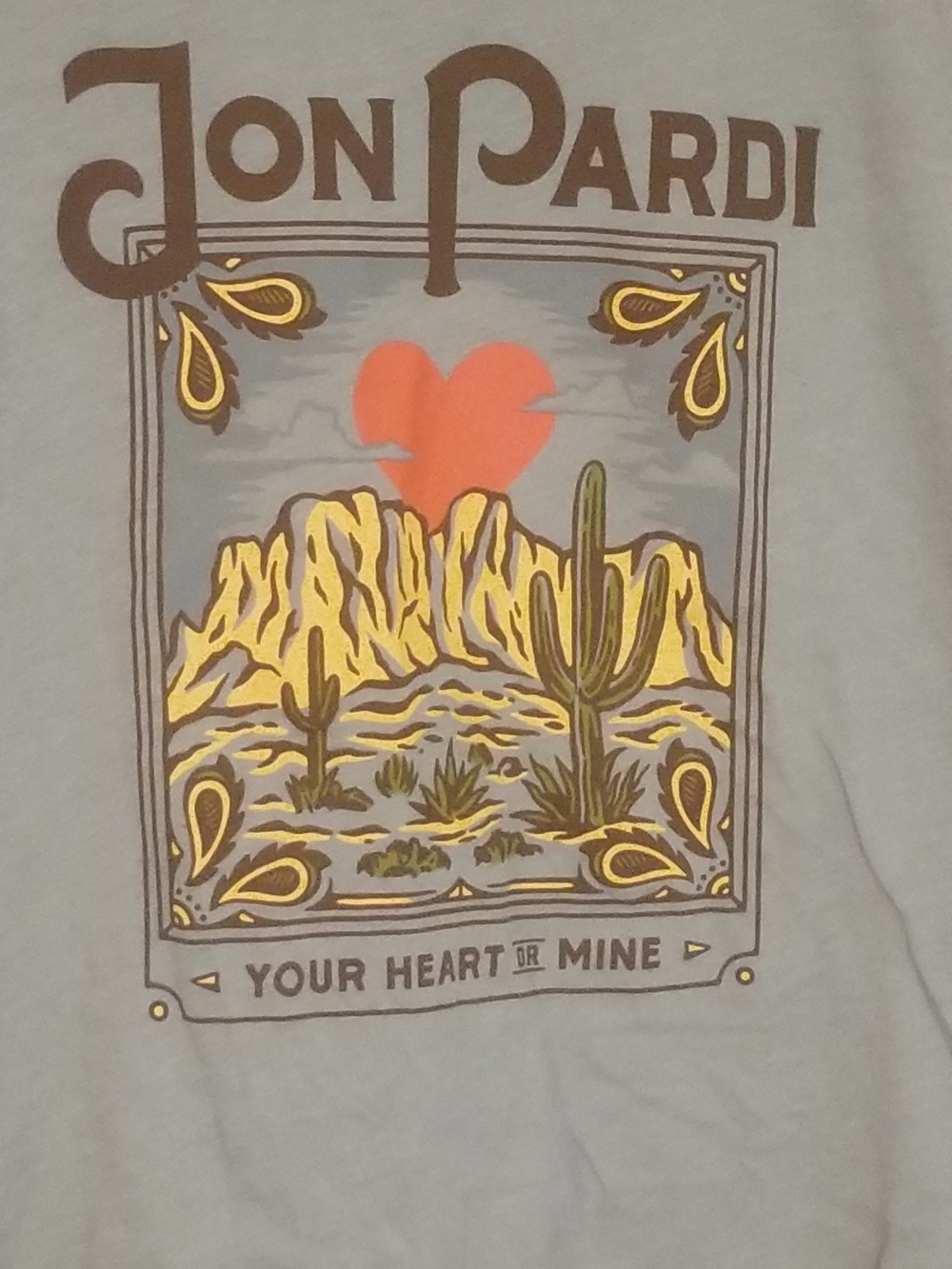 Bella Canvas Jon Pardi T-Shirt Women's Size Medium